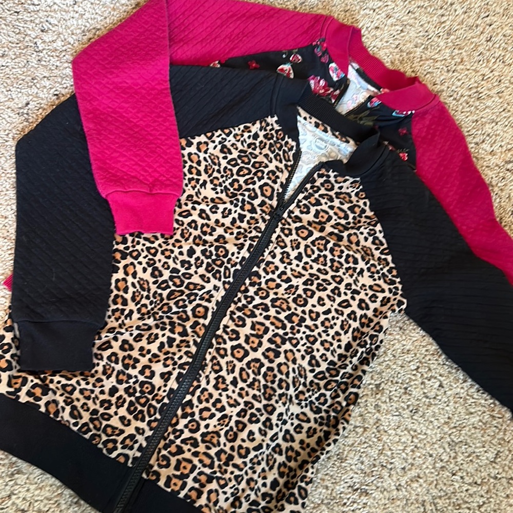 Bundle of girls’ lightweight cotton zipper jackets